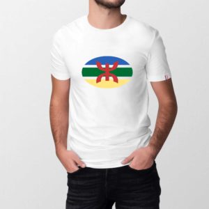 T-shirt Homme Made in France 100% Coton BIO Z drapeau