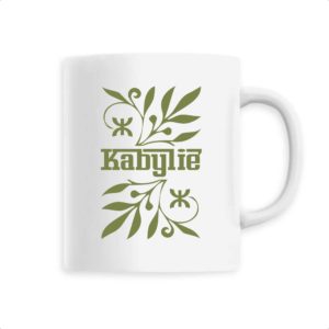 Kabylie Mug céramique olivier couleur blanc