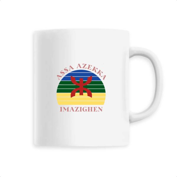 Mug amazigh en céramique ASSA AZEKKA IMAZIGHEN