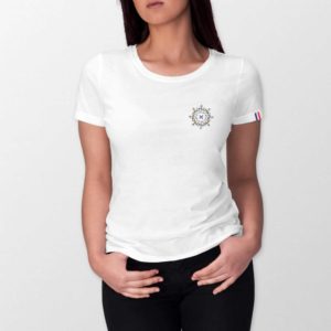 T-shirt Femme Made in France 100% Coton BIO Mini Logo