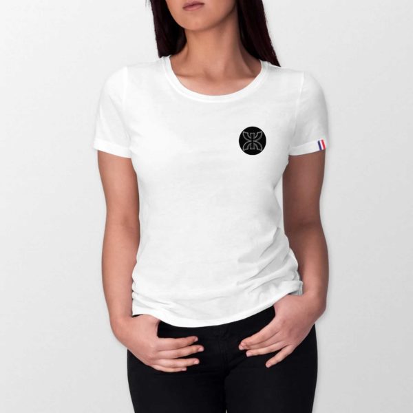 T-shirt Femme Made in France 100% Coton BIO Z Noir