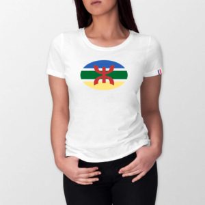 T-shirt Femme Made in France 100% Coton BIO Drapeau