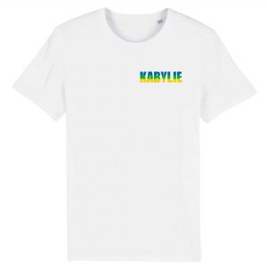 T-shirt unisexe bio coton, couleur blanche, avec une coupe moderne et confortable.