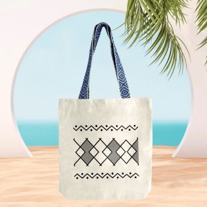 Totebag ethnique Premium Plus motifs Amazighs