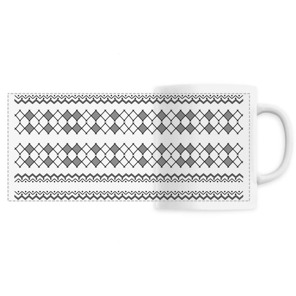 Mug céramique motifs Amazighs