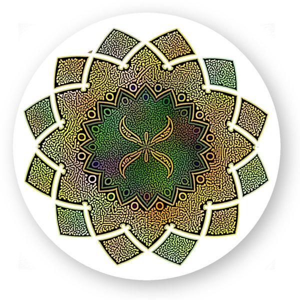 Autocollant Rond premium Amazigh
