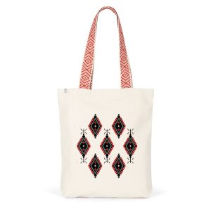 Totebag ethnique Premium motif Amazigh