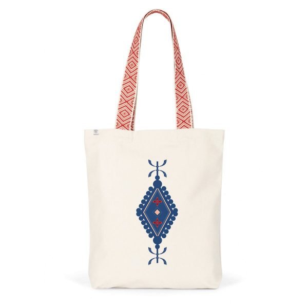 Totebag ethnique Premium motif Amazigh