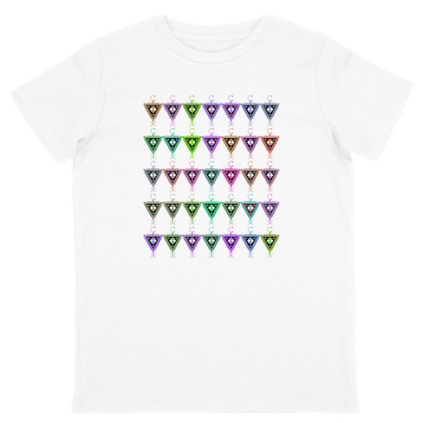 T-shirt Fille motif bijou Kabyle