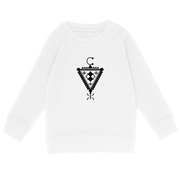 Sweat-shirt Fille motif Bijou Kabyle