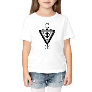 T-shirt Fille motif bijou Kabyle
