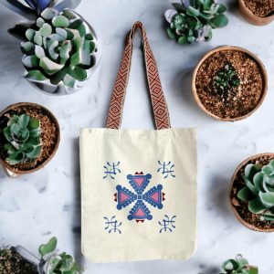 Totebag ethnique motif Amazigh